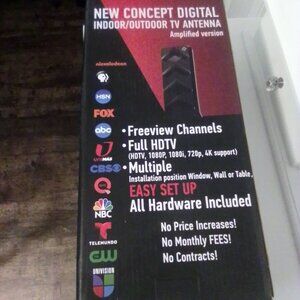 New Concept Digital Indoor/Outdoor TV Antenna